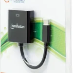 Convertidor USB-C 3.1 A DVI Manhattan 152051 Negro