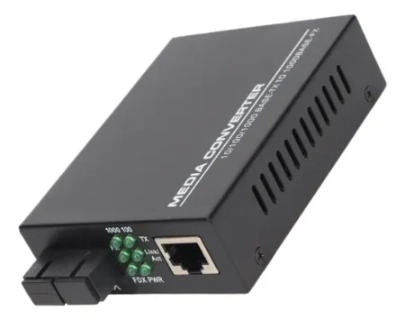 Convertidor De Medios Gigabit Ethernet A Fibra Sc 550M Intellinet 506533