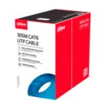 Bobina De 100 Mts De Cable Utp Cat6/ 100 Cobre/ Color Blanco/ Cubierta Retardante De Flama Con Certificación CE Cpr Eca/ Ideal Para Video Y Redes Nb -