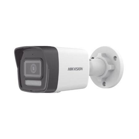 Camara Bala IP Hikvision Ds-2Cd1043G2-Liu(F) 4Mpx/Lente 2.8 Mm/30 Mts Ir + 30 Mts Luz Blanca/Microfono Integrado/Acusense Lite/Exterior IP67/H.265/PoE/Onvif/Micro SD