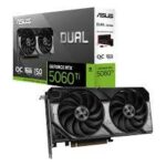 T/Video ASUS Dual-Rtx5060Ti-O16G Geforce/16Gb Gddr7/PCI-E X16 5.0/HDMI/3Xdp/128Bit
