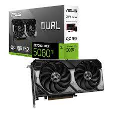 T/Video ASUS Dual-Rtx5060Ti-O16G Geforce/16Gb Gddr7/PCI-E X16 5.0/HDMI/3Xdp/128Bit