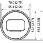 Camara IP Bullet Dahua Dh-Ipc-Hfw1239S1N-LED-0280B-S4 2Mpx/2.8Mm/IP67/PoE/Dwdr/Luz Blanca De 15 Mts/H.265
