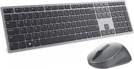 Kit Teclado Y Mouse Inlambrico Premier Km7321W Gris 3Yw