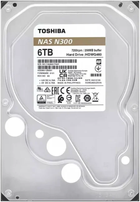 Disco Duro Interno Toshiba X30 0 De Rendimiento 6Tb 7200Rpm Y 25