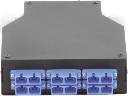 Distribuidor De Fibra Optica Linkedpro By Epcom/Para Riel Din/6 Acopladores Sc/Upc Duplex Monomodo/Con Charola De Empalme/Lp-Rdscusm