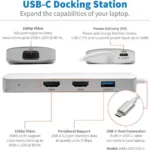 Docking USB-C 3 Ptos HDMI Us B-C Pdusbv3.2