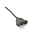 Cable 0.3M Extensor USB B Montaje En Panel Hembra A Macho .