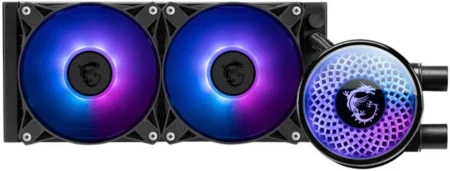 Enfriamiento Liquido MSI Mag Coreliquid A12 240 P/CPU/2X120Mm/2200Rpm/Argb/Negro