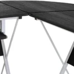 Escritorio Esquinero Xtech Xtf-Cd433 En L/Acero/Madera/128X118X74Cm/Negro