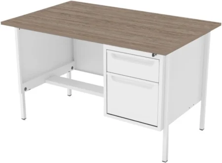 Escritorio Generico 2201/Metalico/Con Un Pedestal/120X60X75Cm/Cubierta Polipropileno/Varios Colores