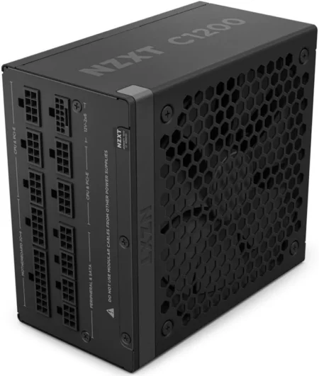 Fuente De Poder 1200W Nzxt Pa-2G2Bb-Us/ATX/80 Plus Gold/C1200/Negro