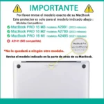 Carcasa Para Macbook Pro 16In M1 Pro/ M1 Max/M3 A2485/A2780/A2991