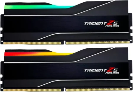 Memoria DDR5 32Gb 6000Mhz G.skill Trident Z5 Neo (2X16Gb)/Negro/Rgb/Non-ECC/Cl36/Xmp/Dimm/F5-6000J3636F16Gx2-Tz5Nr