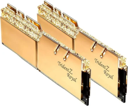 Memoria DDR4 32Gb 3200Mhz G.skill Trident Z Royal Gold (2X16Gb)/Dorado/Cl14/1.35V/Pc4-25600