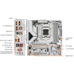 Mb Gigabyte B850M Eagle Wifi6E Am5/DDR5/HDMI/Gen 2/Wifi6E/LAN De 2.5Gbe/ATX