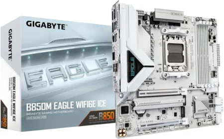 Mb Gigabyte B850M Eagle Wifi6E Am5/DDR5/HDMI/Gen 2/Wifi6E/LAN De 2.5Gbe/ATX