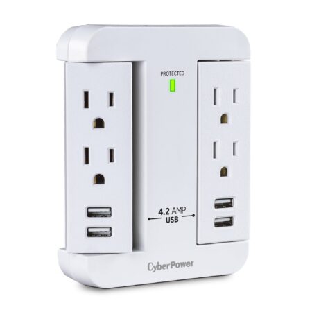 Supresor De Picos Cyberpower Gp400U4Awh – 500 J, 4, 125 V