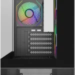 Gabinete Cooler Master Elite 490/Mini-Tower/Con Ventana/Sin Fuente/USB 3.0/4 Ventiladores Instalados/Argb/Blanco/Micro-ATX/E490-Whnn-S00