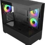 Gabinete Cooler Master Elite 490/Mini-Tower/Con Ventana/Sin Fuente/USB 3.0/4 Ventiladores Instalados/Argb/Blanco/Micro-ATX/E490-Whnn-S00