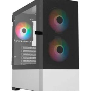 GABINETE GAMER BALAM RUSH MEDIA TORRE NITROX AIRCOOL 5500 ABW / MA