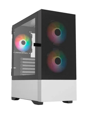 GABINETE GAMER BALAM RUSH MEDIA TORRE NITROX AIRCOOL 5500 ABW / MA