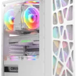Gabinete Formula Mana Mid-Tower/Con Ventana/Sin Fuente/4X120Mm Rgb/USB 3.0/Blanco/ATX/4711401662822