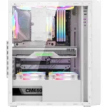 Gabinete Formula Mana Mid-Tower/Con Ventana/Sin Fuente/4X120Mm Rgb/USB 3.0/Blanco/ATX/4711401662822