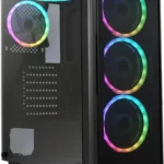 Gabinete Xzeal Gamer Xz110/Towe R ATX/Micro ATX/Usb3.0/2.0/Rgb/Rosa