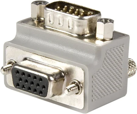 Adaptador De Cable VGA A VGA Tipo 2 Acodado A La Derecha M A .