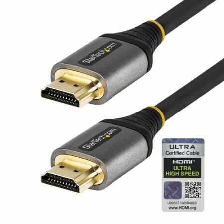 StarTech.com Cable HDMI 2.1 Certificado Ultra High Speed de 4m – 8K 60Hz / 4K 120Hz – HDR10+ / eARC – Negro