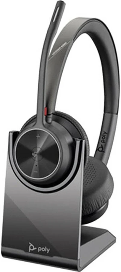 HP Poly Voy 4320 USB-C Headset Bt700 Dongle Charging Stand