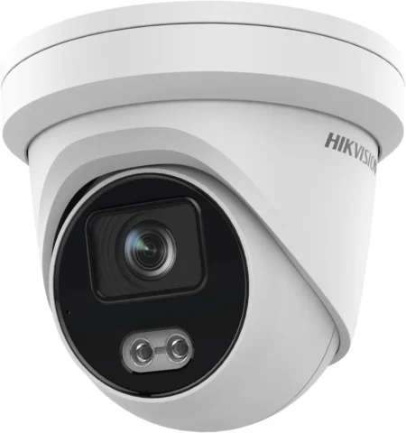Camara Turret IP Hikvision Ds-2Cd2387G2-L(U)(C), 8Mp/Color 24/7/Lente 2.8 Mm/Luz Blanca 30 Mts/Wdr 130 Db/Exterior IP67/Microfono Integrado/Captura Facial/MicroSD