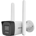 Camara Bala IP Hikvision Ds-2Cd1043G2-Liuf/Black/4Mpx/2.8Mm/30Mts Ir +30Mts Luz Blanca/Microfono Integrado/Acusense Lite/IP67/H.265/PoE/Micro SD