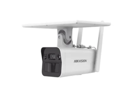 Kit Solar IP All In One Hikvision Ds-2Cfs04/4G/La/4Mpx/2.8Mm/Panel Solar + Bateria De Respaldo De Litio (9000Mah)/Conexion 4G/Audio De Dos Vias/IP65/Micro SD