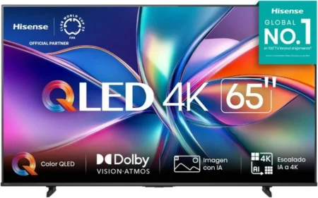 Hisense QLED Screen 4K 65 Inch Smart Vidaa Tv