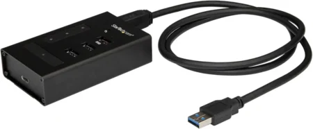 Hub Concentrador USB 3.0 USB-C A 4 Puertos USB A Blanco