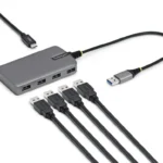 Hub USB-C De 4 Puertos USB-A 5Gb Concentrador USB