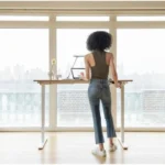Humanscale Efloat Go 2.0 Table 24Inx48In White Programmable Adjust