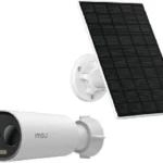 Kit Camara Y Panel Solar WiFi Imou Cell Pt 2C 5Mp/4Mm/Panoramica De 350°/Inclinacion De 90°/Bateria De 5000Mah/Exteriores/Blanco