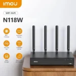 Nvr 18 Canales Imou Nvr-N118W-8A0E/Disco Duro De 3.5"/Hasta 16T/Microfono Y Altavoz Integrados/Cuatro Antenas 2.4 G/5 G Wi-Fi 6/Aplicacion Imou HDMI/VGA/Emparejamiento Automatico