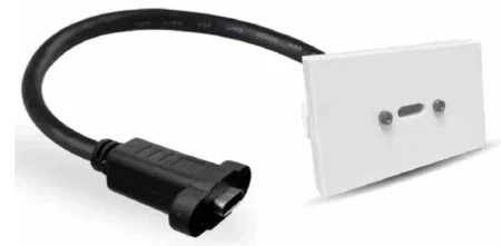 Brobotix Inserto USB Tipo C Hem Bra-Hembra Para Tapas Armables De P