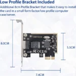 Tarjeta PCI Express De Red Ethernet RJ45 PoE 30W LAN 2.5G