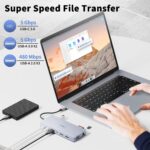 Hub USB-C Microsoft 1E4-00001 USB/USB Tipo-C/RJ45/HDMI/VGA