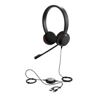 JABRA EVOLVE 20 STEREO UC USB C/A ADAPTER