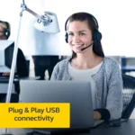 Jabra Evolve 20 Mono Ms USB C/A Adapter