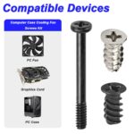 Tornillos M5 Paq 50 De 10Mm Para Gabinete De Ventilador De Pc