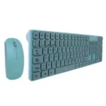 Kit Inalambrico Teclado Mas Mou Se Turquesa