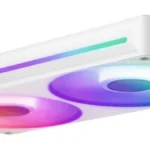 Kit 2 Ventiladores Nzxt F240/2X120Mm/Rgb/2400Rpm/Negro/RF-U24Hf-B1