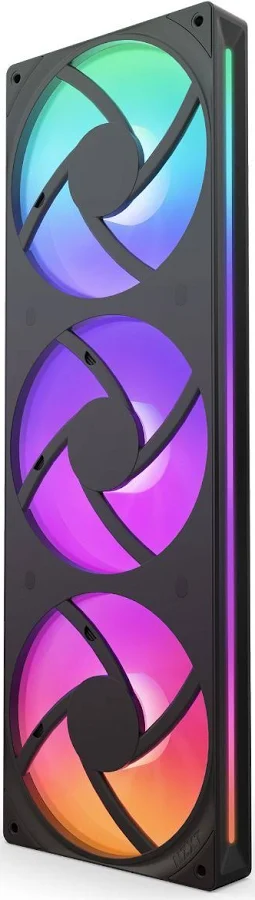 Kit 3 Ventiladores Nzxt F420/3X140Mm/Rgb/2000Rpm/Negro/RF-U42Hf-B1